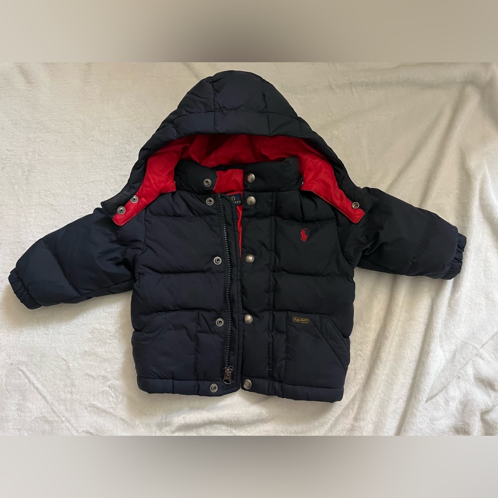 Polo Ralph Lauren Infant/Toddler Down Jacket,   12 mths Used in Good Condition